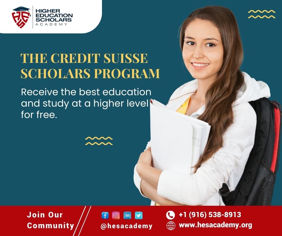 The Credit Suisse Scholars Program