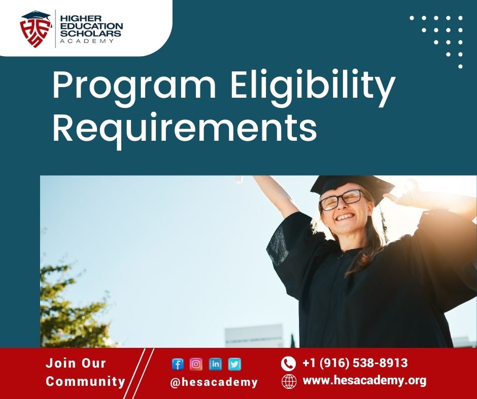 Program Eligibility Requirements